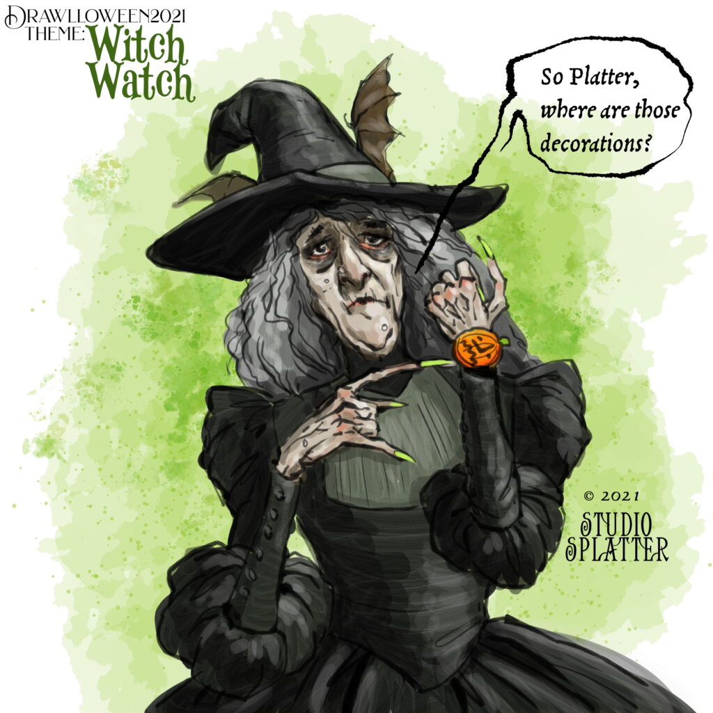 Watch Witch Drawlloween Submission - personal project