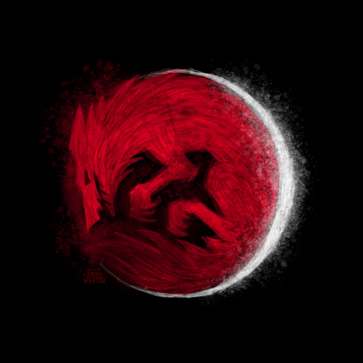 Blood Wolf Moon Logo