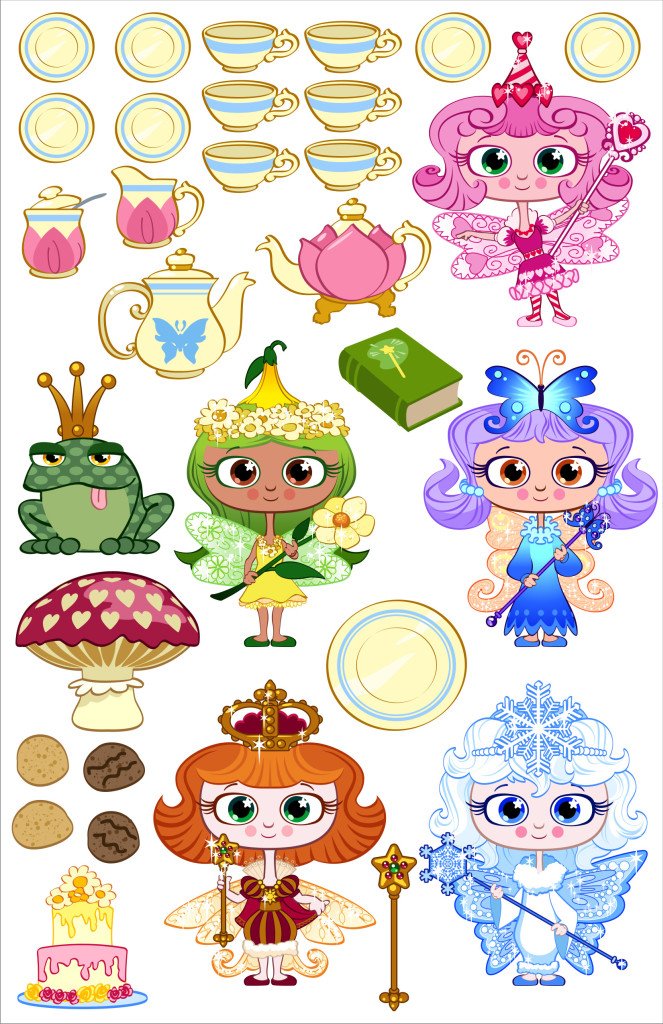 Sticker art (MEGA Brands) Fairies