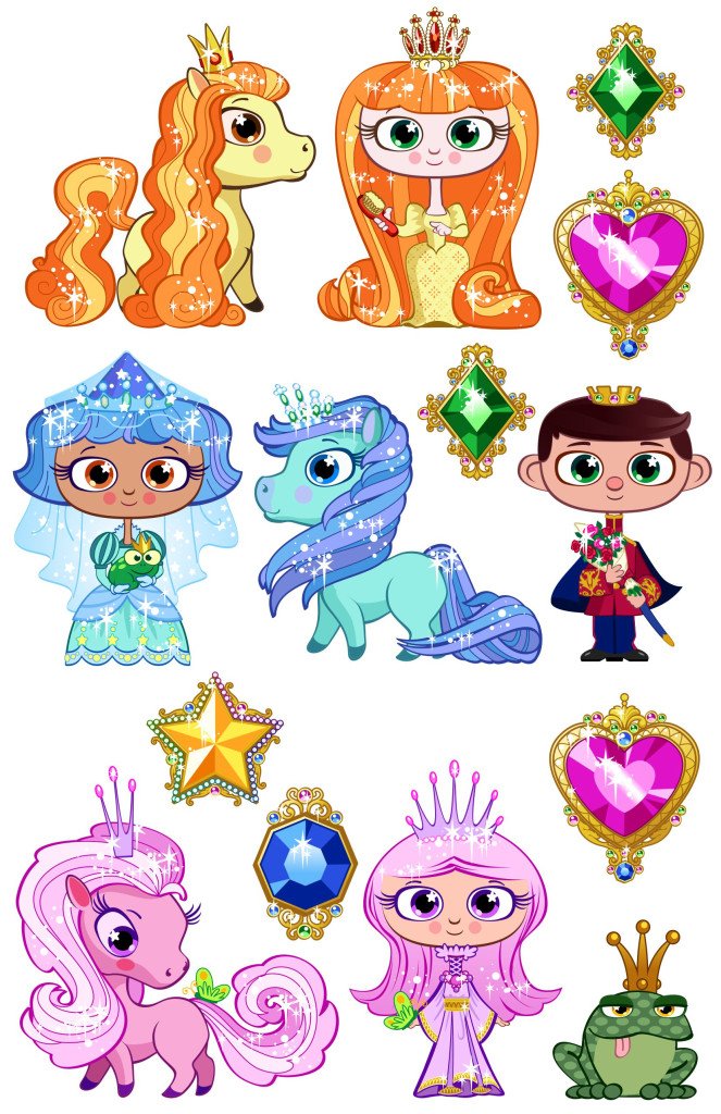 Sticker art (MEGA Brands) Princess Ponies