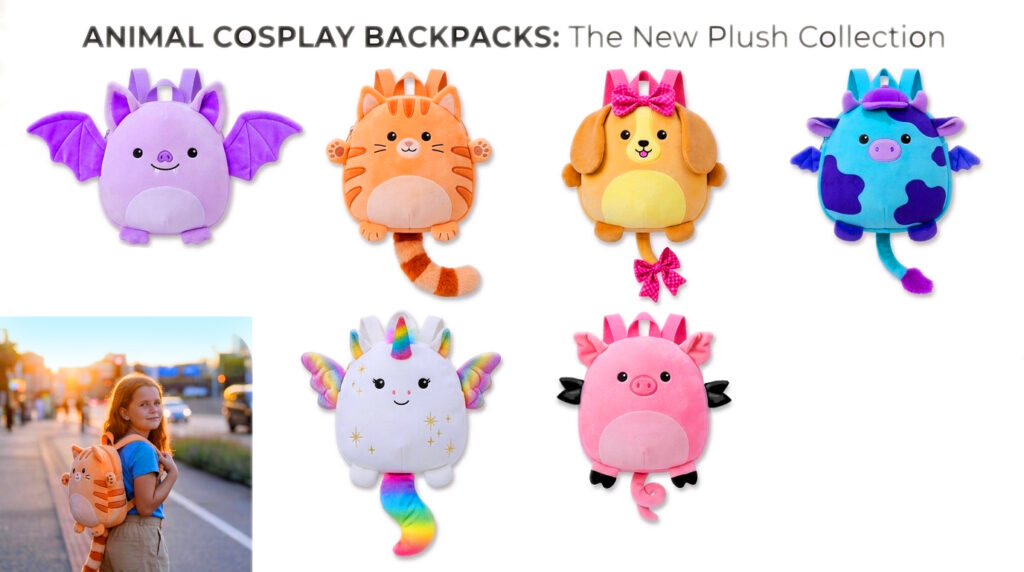Animal Backpacks AI Rendering