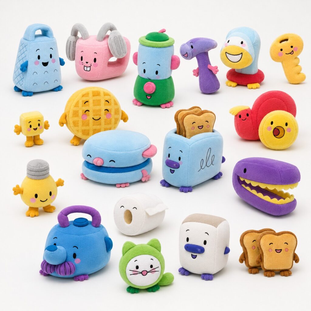 Household Plush AI Rendering