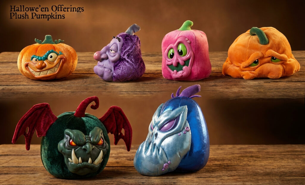 Plush Pumpkins AI Rendering